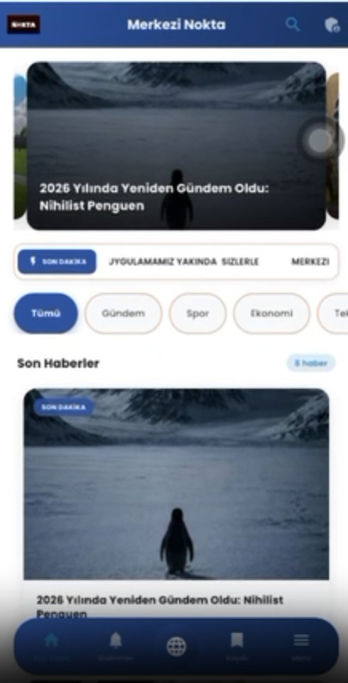 Merkezi Nokta App Ekran Görüntüsü